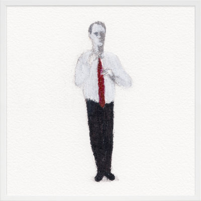 Little Big Man Painting by Simon Schneiderman