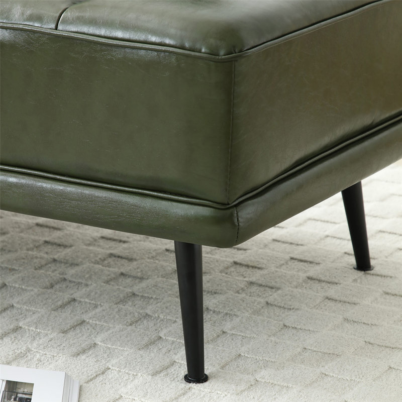 Banc rembourré 55 po, Vert