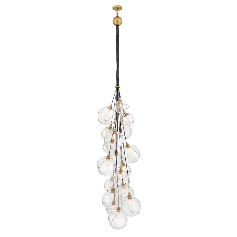 Skye 18 Light Pendant by Lisa McDennon, Clear