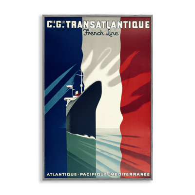 Giclée antique française encadrée par Marcus Jules