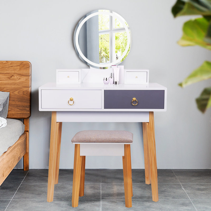 Ensemble coiffeuse et tabouret Everick