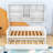 Wooden Daybed With Trundle, Cabinet and Shelf-576730203-576730200