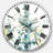 Eucalyptus Natural Element Metal Wall Clock-36845846