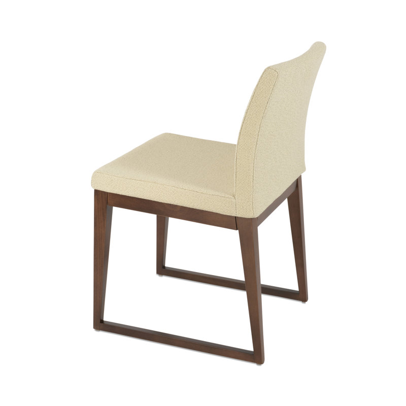 Chaise de salle à manger Aria, Beige Boucle