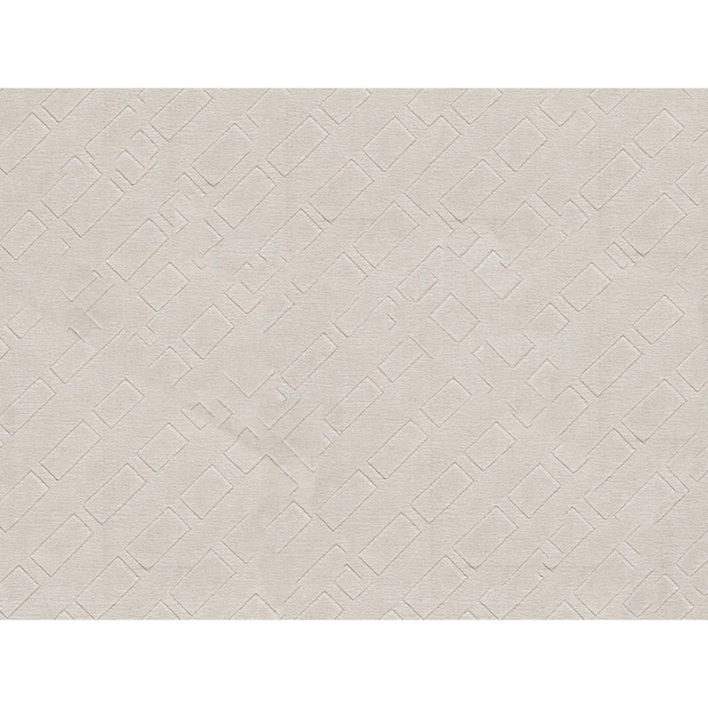 Geometric Area Rug in Cream
