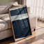 Textured Indigo Blocks by Cartissi — Pattern Wall Art-805786935-805787341-805787342