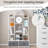 Tree Bookshelf, 7/12-Tier Wooden Bookcase Storage Shelving Unit With Folding Drawer, Freestanding Magazine Book Display Rack For Home Office Living Room (With 2 Drawers, 12-Tier)-2010358704