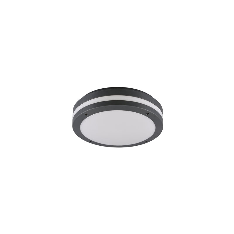 Brij 1-Light 30cm LED Integrated Flush Mount, Anthracite