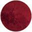Tapis en polyester à poils longs rouge tissé à la main Joellen-122739092-21615123