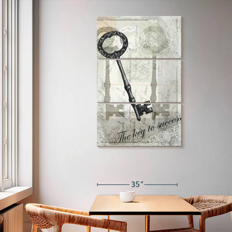 Key I, 65" H x 42" W