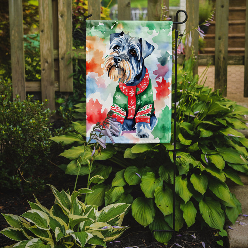 Double Sided Polyester Christmas, 15.5'' H x 11.25'' W