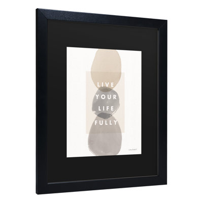 «Think Neutral 13» par Lisa Audit - Reproduction d'art textuel sur cadre en plastique