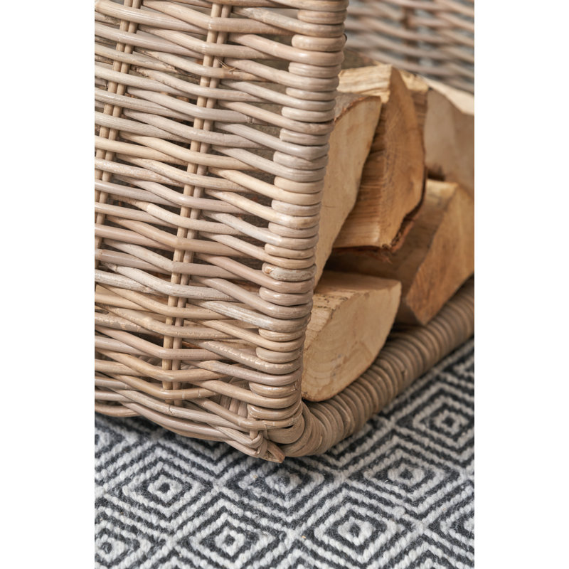 Lily Manor Rattan Decorative Basket