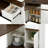 74" Kitchen Island Center With Extendable Drop Leaf Dining Table,Modern Farmhouse Prep Station With Storage-1728980524