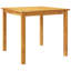 Kamille 4 - Person Acacia Wood Patio Dining Set with Square Table-1092256989