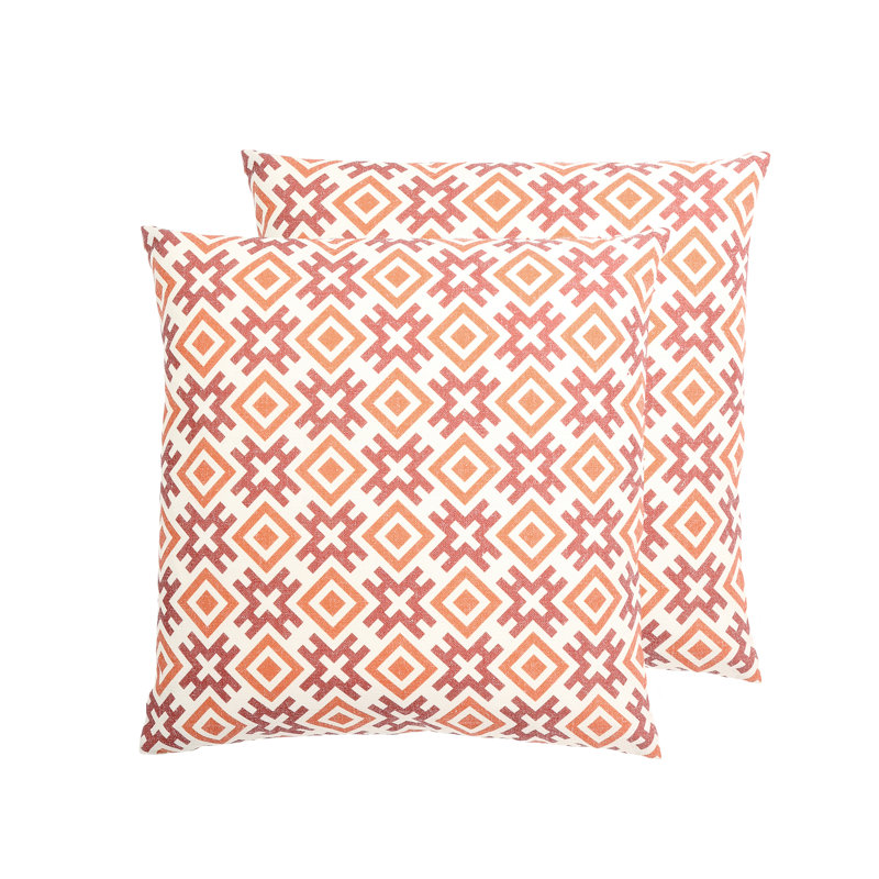  Coussin KYOTO, Rouge/orange
