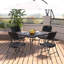 Table pliante portative 34,65 po avec 4 chaises