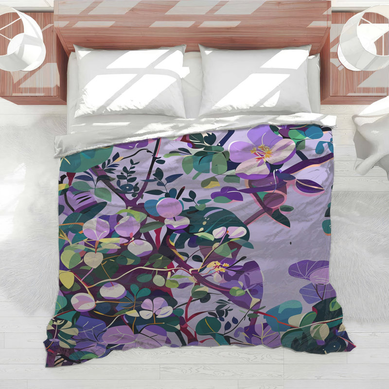 Édredon à motif floral Boho Boho, Simple extra long