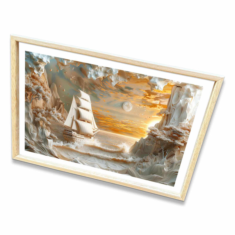 Peinture décorative en panneau de fibres à densité moyenne, 16,5 po H x 24,4 po L