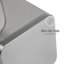 Poubelle en maille Mind Reader, poubelle carrée pour bureau ou maison, capacité de 5 gallons, filet en métal, ensemble de 2-130912275