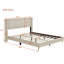 Grand lit plateforme tapissier Daventry-602065366
