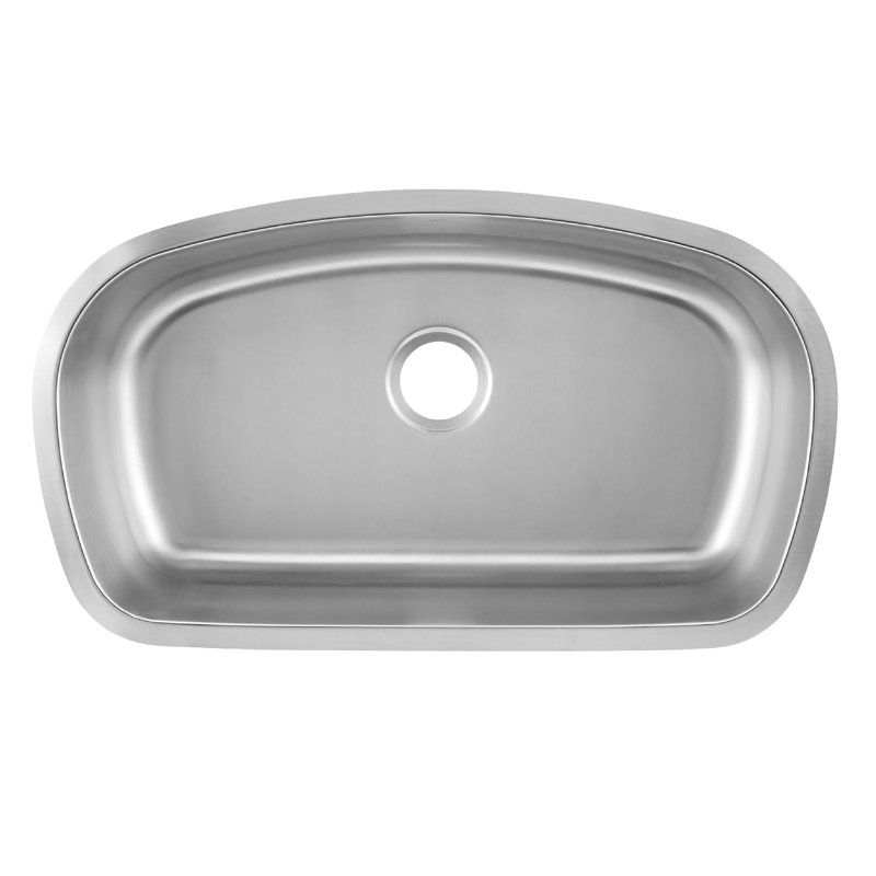 32.5'' L Single Bowl Stainless Steel Kitchen Sink
