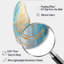 Tazmine - Boho Mandala Curved Shape Asymmetric Metal Wall Art-109629232