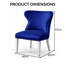 Velvet Upholstered Side Chair-1835389216