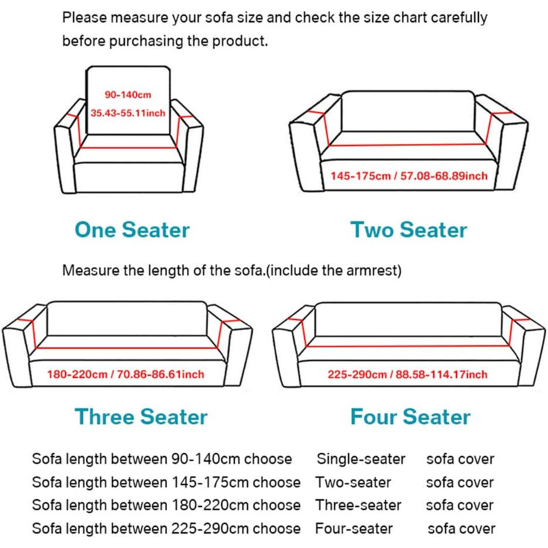 Slipcover, 51cm H x 170cm W x 51cm D