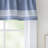  Curtainworks Denim Yarn Dye 1pc Valance -1573605389
