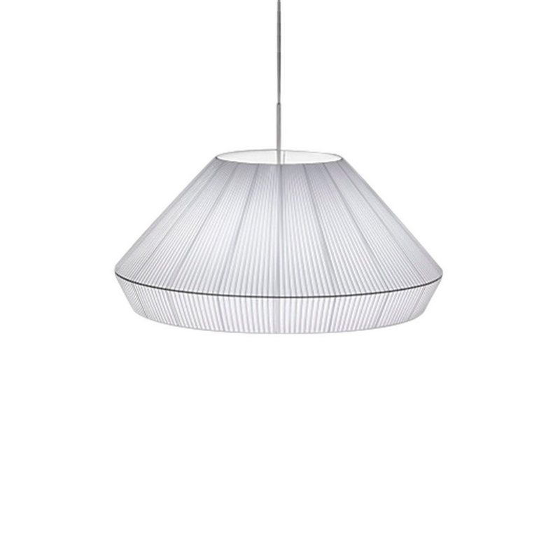 Mei 5 - Light Pendant, White Translucent Ribbon