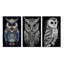 «White Owl Magic», 3 pièces sur toile-603231649-603231650