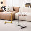 Table d'appoint brune pour petits espaces - salon et chambre à coucher compact