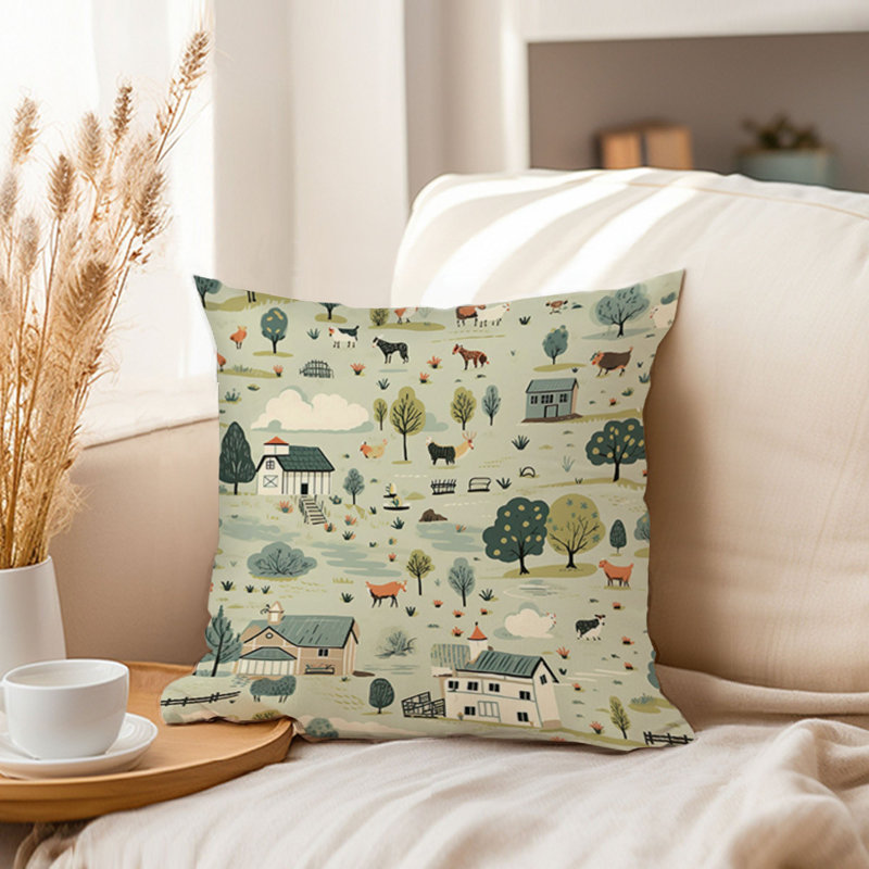 Rustic Farmhouse Pattern VIII, 20"H x 20"W