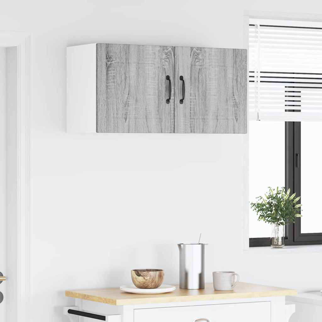 Vidaxl Kitchen Wall Cabinet 2 Pcs Concrete Grey 50 X 31 X 40 Cm