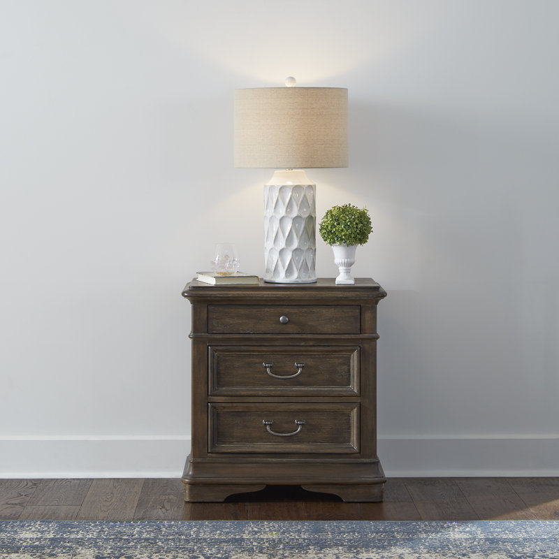 Tykiesha 3 Drawer Nightstand