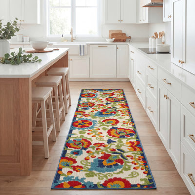 Floral Indoor / Outdoor Rug