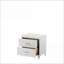 Table de chevet en bois blanc Casilda