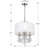 Elane 3-Light Drum Pendant with Crystal Accents