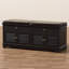 Faux Leather Upholstered Storage Bench