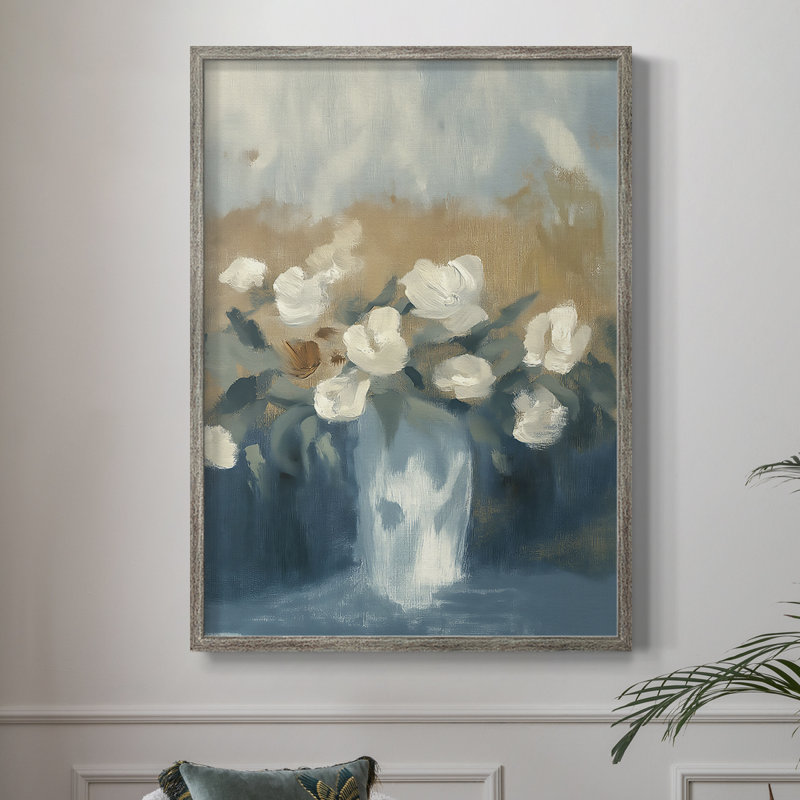 Reproduction encadrée FLORAL Series XXVII - bois massif, H 11 po x l 9 po