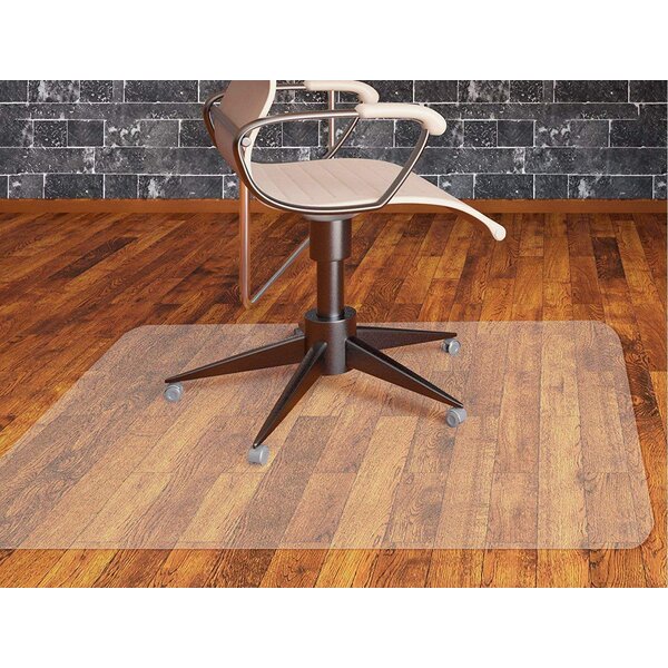 micykuxu Square Chair Mat with Straight Edge for Firm Surfaces