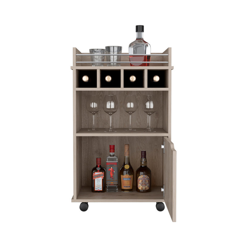 Chariot-bar Kinsley, salon, Beige