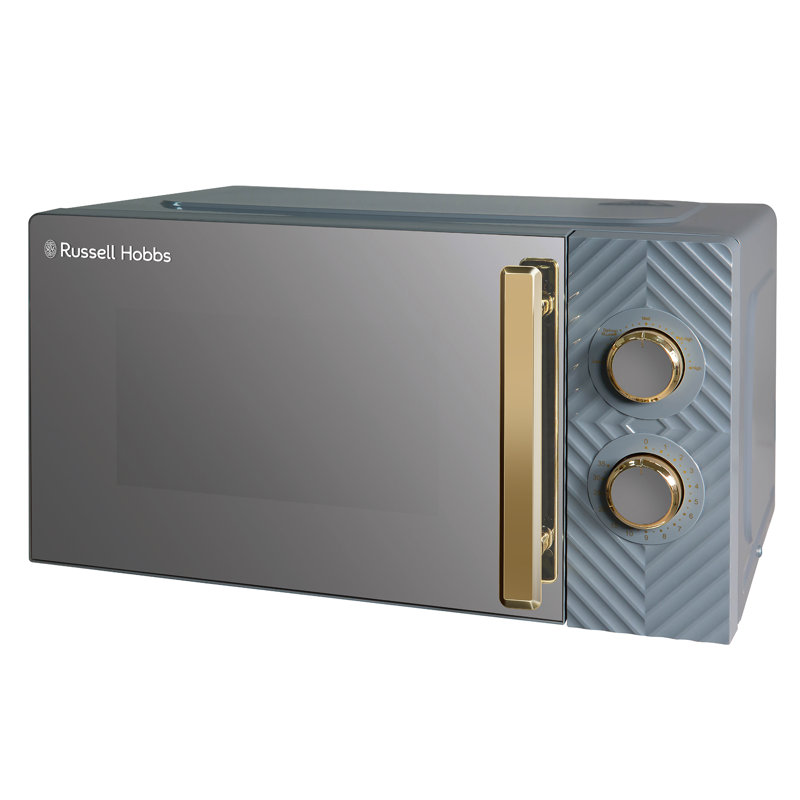 Russell Hobbs RHMM723B Compact Solo Manual Groove Microwave, Grey