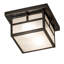 Hyde Park "T" Mission 2 - Light Flush Mount
