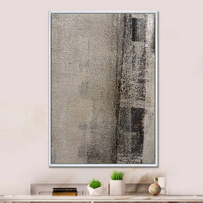 Art abstrait brun et beige II - art moderne et contemporain sur toile