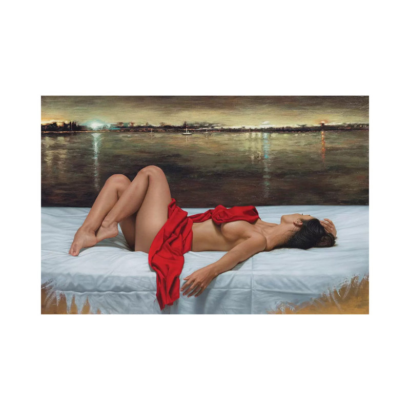 «The Night Craft» par Omar Ortiz - impression sur toile tendue, H 18 po x l 26 po x P 1,5 po