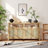 Aether Rattan 60" Solid Wood Sideboard Buffet Cabinet-1330064207