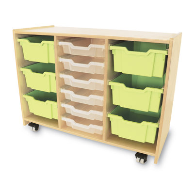 3 Compartment Manufactured Wood Cubby