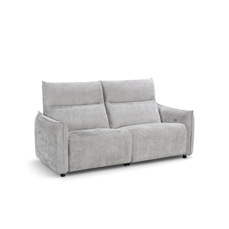 Chenille Electric Reclining Sofa, 3